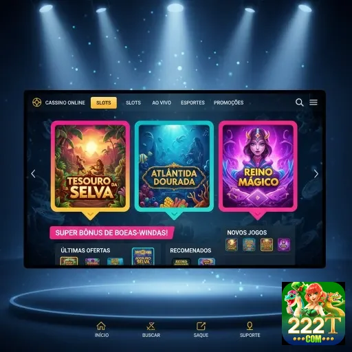 Ilustração de Aproveite as Slots Rápidas no Cassino Online 222t