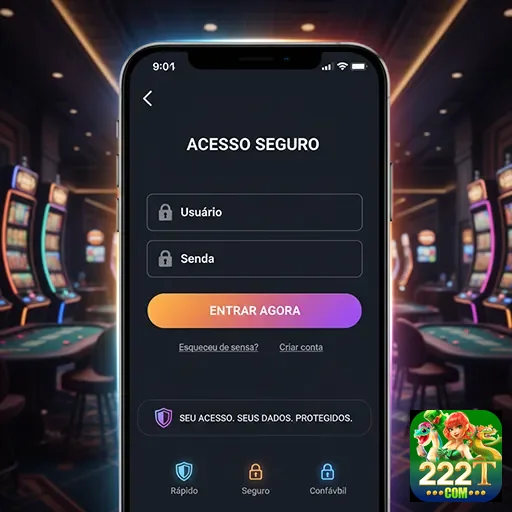 Ilustração de Explore o acesso rápido e seguro no 222t