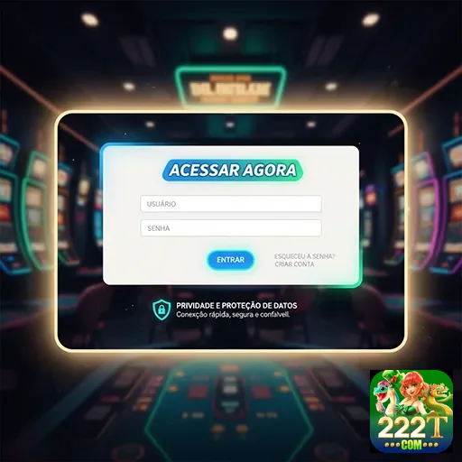 Ilustração de Explore o acesso rápido e seguro no 222t